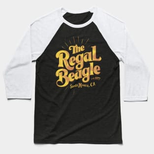 Distressed The Regal Beagle Santa Monica, Ca Baseball T-Shirt